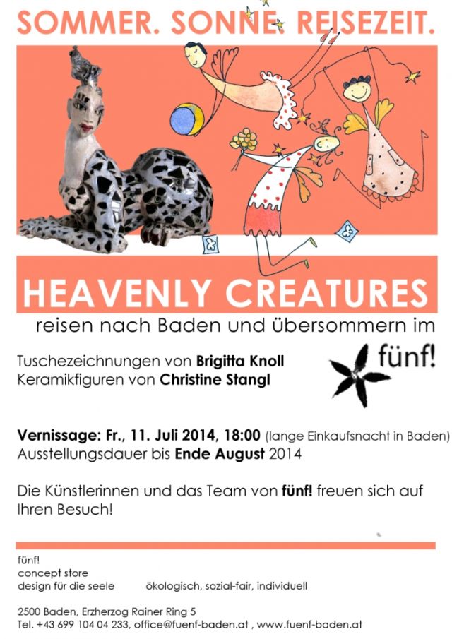 heavenly creatures christine stangl ausstellung